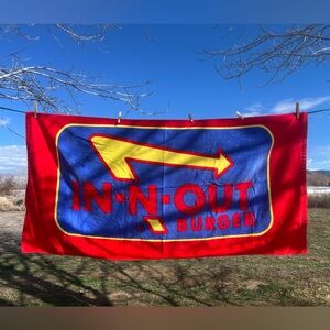 In N Out beach towel